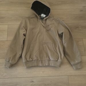 Tilly's Men's Tan Hooded Jacket